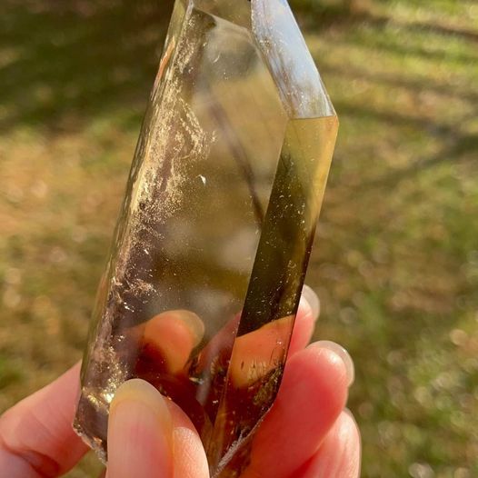 🏔Phantom Citrine Quartz Tower 10cm Tall🏔