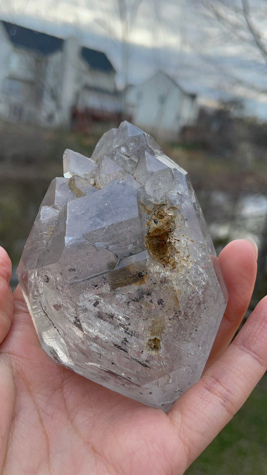 Massive waterfall mobile sand enhydro Herkimer Diamond